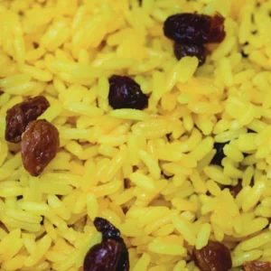 Rice with dried fruits