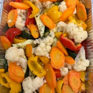 Stir -fry chicken w/veggies